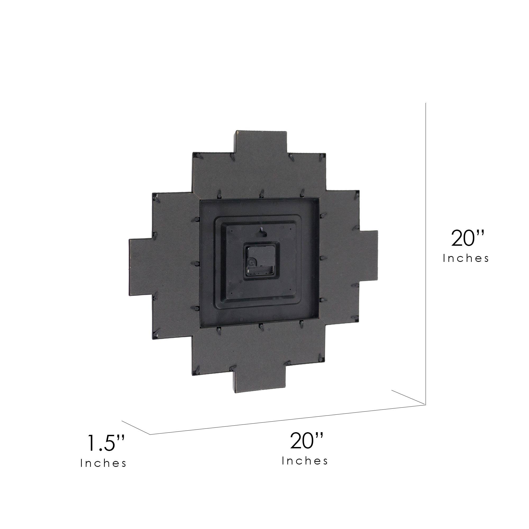 Black "Lifetime Memories" Picture Frame Wall Collage Clock